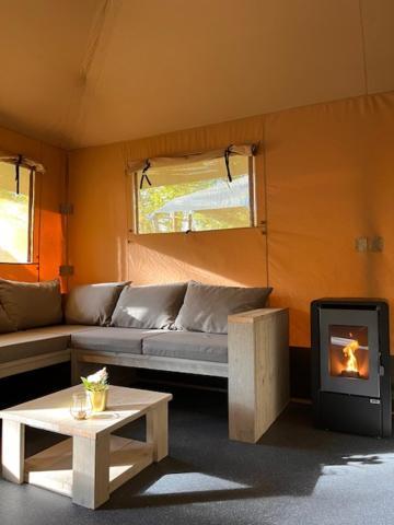Luxe Safaritent Medley 5 Persoons Op Camping Rijsterbos المظهر الخارجي الصورة