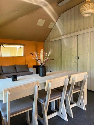 Luxe Safaritent Medley 5 Persoons Op Camping Rijsterbos المظهر الخارجي الصورة